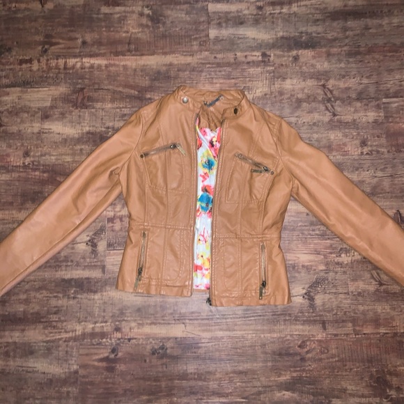 Brown Leather Jacket - Picture 1 of 4